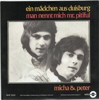 Micha &amp; Peter - Ein Mdchen Aus Duisburg + Man Nennt Mich Mr. Pitiful (Vinylsingle)