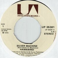 Hawkwind - Silver machine + Seven by seven (Vinylsingle)