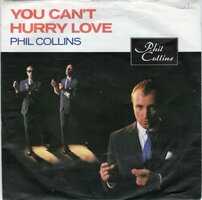 Phil Collins - You can't hurry love + I don't care anymore (Vinylsingle)