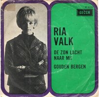 Ria Valk - De zon lacht naar mij + Gouden bergen (Vinylsingle)