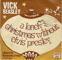 Vic Beasley - A Lonely Christmas Without Elvis Presley + Don't Leave Me Now (Vinylsingle)