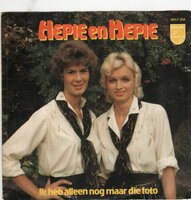 Hepie &amp; Hepie - Ik heb alleen nog maar die foto + Heel mijn hart (Vinylsingle)