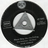 Hank Locklin - Please help me, I'm falling + My old hometown (Vinylsingle)