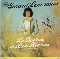 Gerard Lenorman - La ballade des gens heureur + Funambule (Vinylsingle)