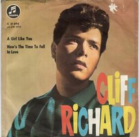 Cliff Richard - A girl like you + Now's the time to fall in love (Vinylsingle)
