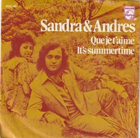 Sandra &amp; Andres - Que je t'aime + It's summertime (Vinylsingle)