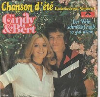 Cindy &amp; Bert - Chanson D'ete + Der Wein Schmeckt Half So Gut Allein (Vinylsingle)