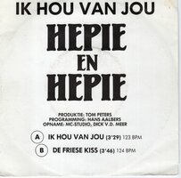 Hepie &amp; Hepie - Ik hou van jou + De Friese Kiss (Vinylsingle)