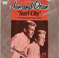 Jan &amp; Dean - Surfcity + Little old lady from Pasadena (Vinylsingle)