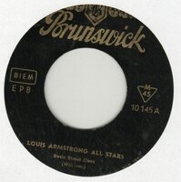 Louis Armstrong - Basin Street Blues + Struttin' With Some Barbecue (Vinylsingle)