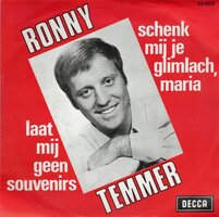 Ronny Temmer - Schenk mij je glimlach. maria + Laat mij geen souvenirs (Vinylsingle)
