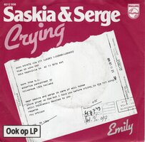 Saskia &amp; Serge - Crying + Emily (Vinylsingle)
