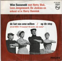 Wim Sonneveld - De kat van Ome Willem + Op de step (Vinylsingle)