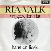 Ria Valk - Vrijgezellen flat + Hans en Liesje (Vinylsingle)
