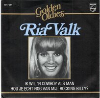 Ria Valk - Ik wil een cowboy als man + Rocking Billy (Vinylsingle)