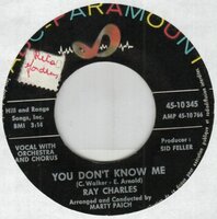 Ray Charles - You don't know me + Careless love (Vinylsingle)