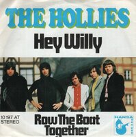 Hollies - Hey Willie + Row the boat together (Vinylsingle)