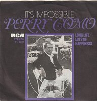 Perry Como - It's impossible + Long life lots of happiness (Vinylsingle)