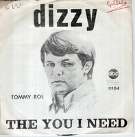 Tommy Roe - Dizzy + The you I need (Vinylsingle)