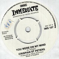 Crispian St. Peters / Traxter - You were on my mind + Glandular fever (Vinylsingle)