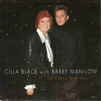Cilla Black &amp; Barry Manilow - You'll never walk alone + Through the years (Vinylsingle)