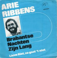 Arie Ribbens - Brabantse nachten zijn lang + Lieve Riet zo gaat het niet (Vinylsingle)