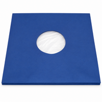 Binnenhoezen voor LP's (Blauw met antistatische voering) - per 10 stuks