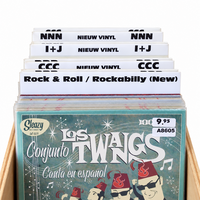 Vinylsingle Registers Wit - per 25 stuks