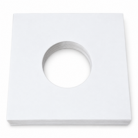 Wit Kartonnen hoezen voor vinylsingles - per 20 stuks