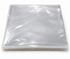 Zacht Plastic Beschermhoezen voor LP's, extra helder en dun, dikte 48 my - per 100 stuks