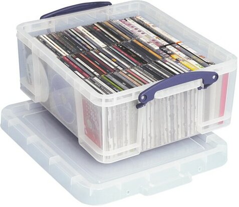 Really Usefull Box 18 liter (voor 93 CD's of 44 DVD's) - per stuk