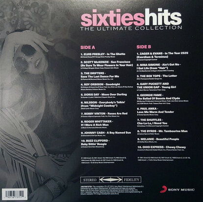 VARIOUS - SIXTIES HITS -THE ULTIMATE COLLECTION (Vinyl LP)