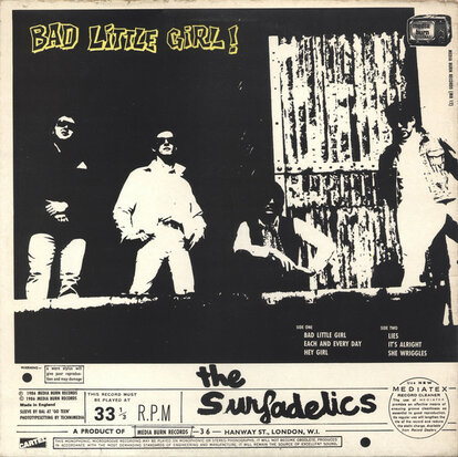 The Surfadelics - Bad Little Girl (Vinyl LP)