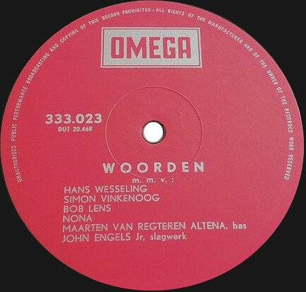 Woorden - Woorden (Vinyl LP)
