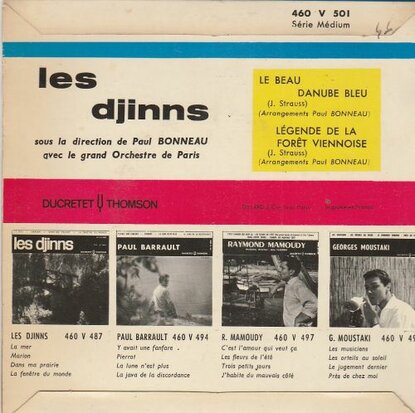 Les Djinns - Le Beau Danube Bleu + Legende De La Foret Viennoise (Vinylsingle)