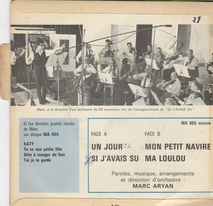 Marc Aryan - Un Jour (EP) (Vinylsingle)