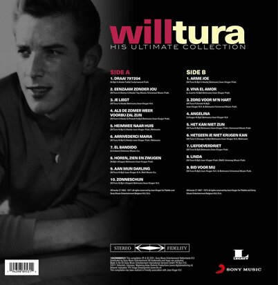 WILL TURA - HIS ULTIMATE COLLECTION (Vinyl LP)
