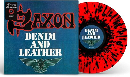 SAXON - DENIM AND LEATHER -COLOURED- (Vinyl LP)