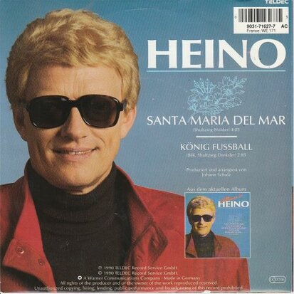 Heino - Santa Maria Del Mar + Konig Fussball (Vinylsingle)