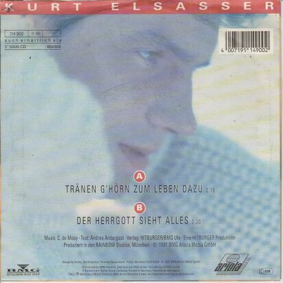 Kurt Elsasser - Tranen G'horn Zum Leben Dazu + Der Herrgott Sieht Alles (Vinylsingle)