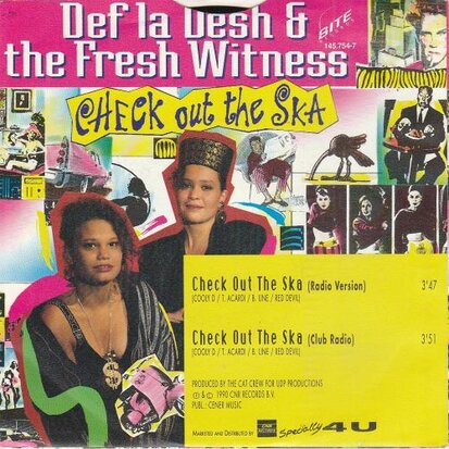 Def La Desh - Check Out The Ska +  (Club Radio) (Vinylsingle)