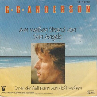 G.G. Anderson - Am weissen strand von San Angelo (Vinylsingle)