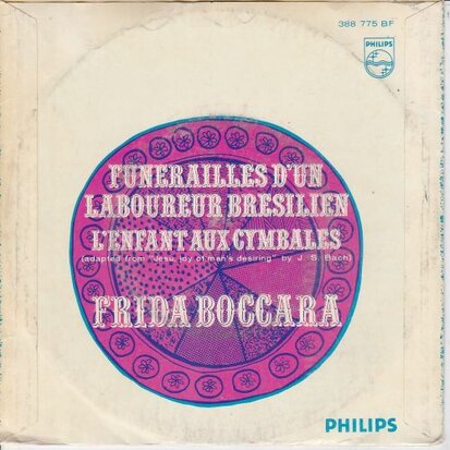 Frida Boccara - Funerailles d£n laboreur bresilien + L'enfant aux cymbales (Vinylsingle)