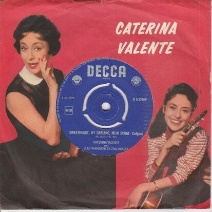 Caterina Valente - Sweetheart, my darling, mijn schat + Bon Giorno (Vinylsingle)