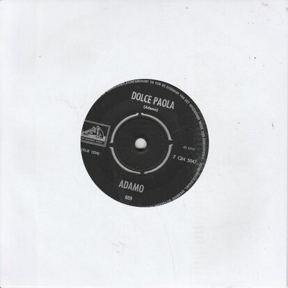 Adamo - Dolce Paola + A vot' bon coeur (Vinylsingle)