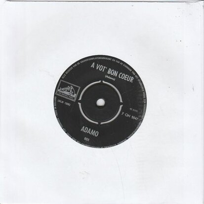 Adamo - Dolce Paola + A vot' bon coeur (Vinylsingle)
