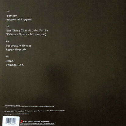 DREAM THEATER - Master Of Puppets - Live In Barcelona, 2002 (Vinyl LP)