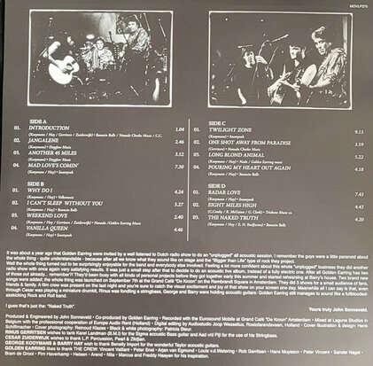 GOLDEN EARRING - THE NAKED TRUTH -COLOURED- (Vinyl LP)