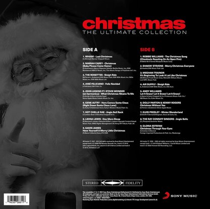 VARIOUS - CHRISTMAS ULTIMATE COLECTION -COLOURED- (Vinyl LP)
