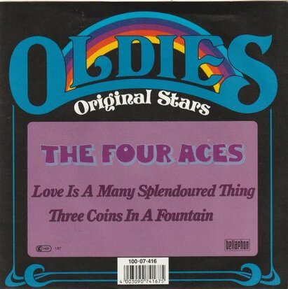 Four Aces - Love is a many splendored thing + Three coins in the fountain (Vinylsingle)